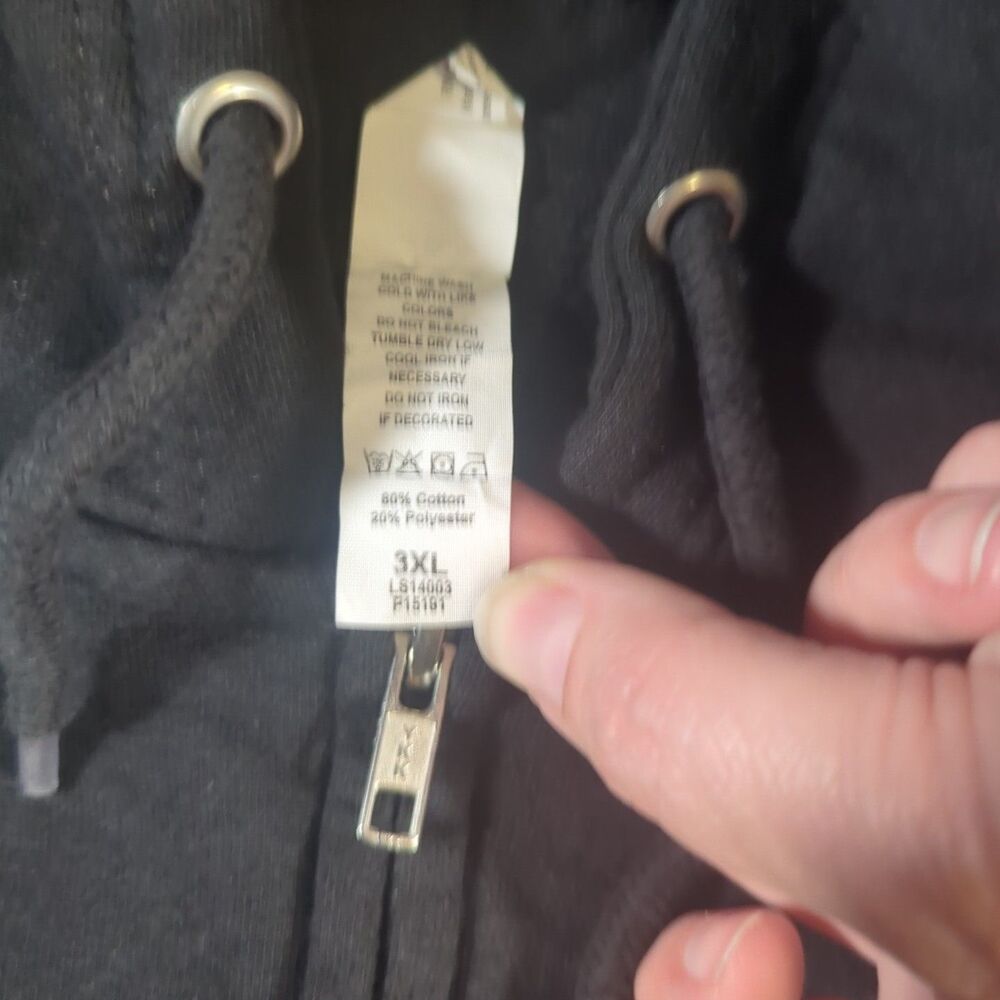 Twitch Con 2018 San Jose Jacket Mens 3XL Black Zip Hooded Gaming Streaming - Picture 8 of 13